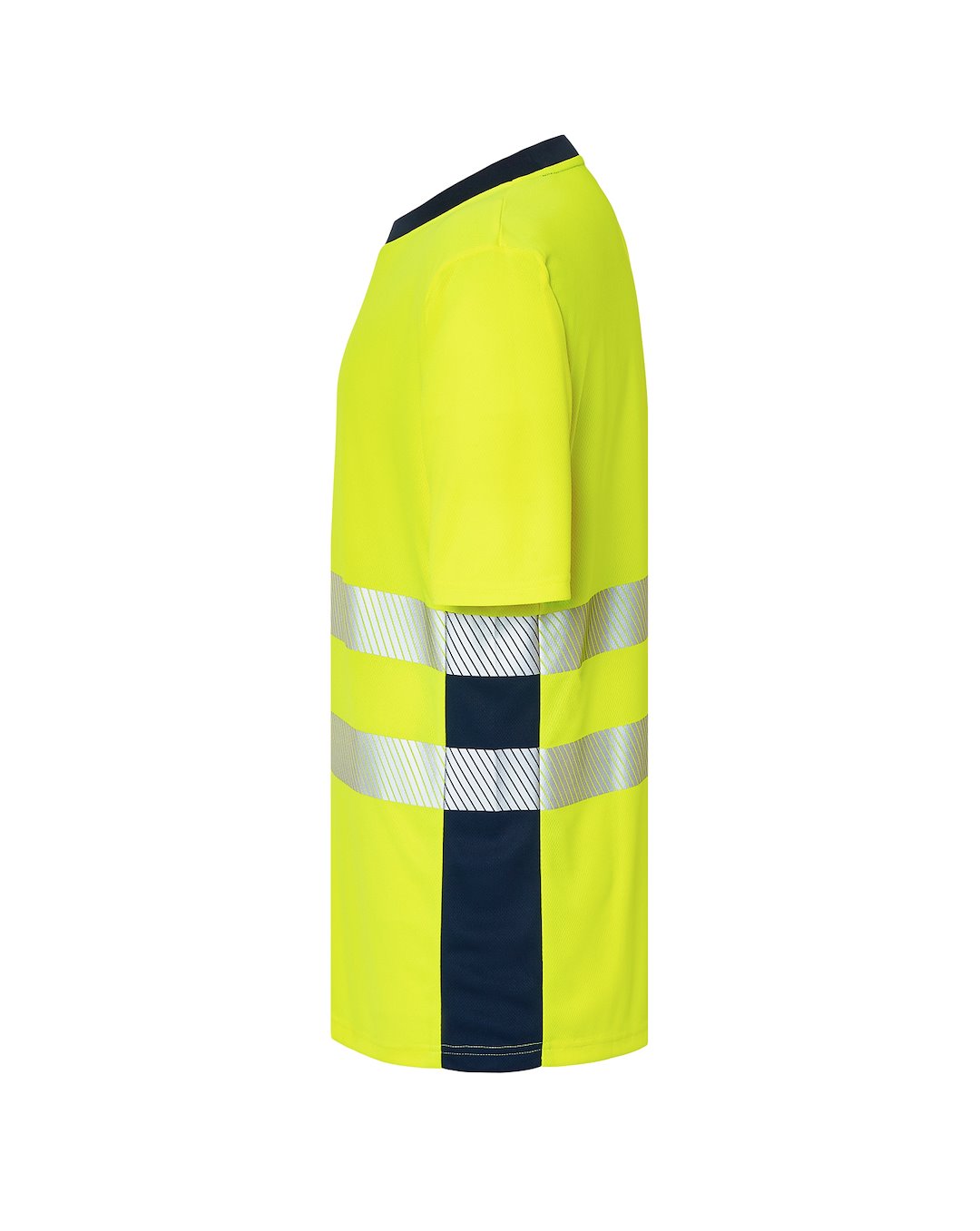 JHK HV01U00 Koszulka tech SS NYSYF — Granatowy / Złoty Fluo - obrazek 3