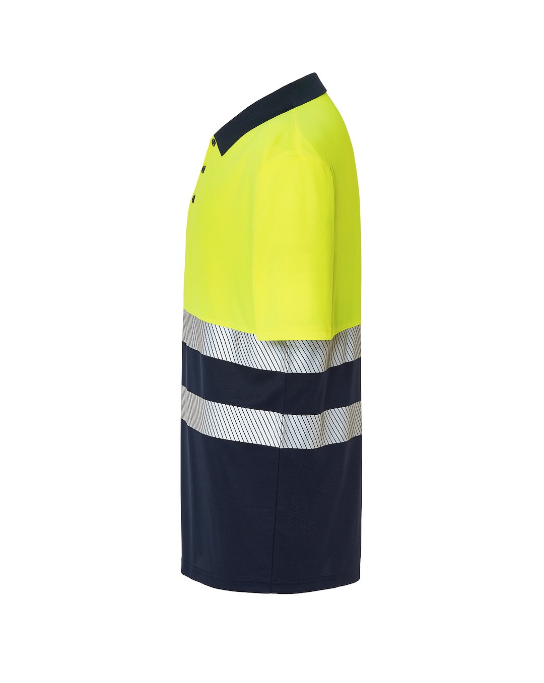 JHK HV02U00 POLO SS NYSYF — Granatowy / Złoty Fluo - obrazek 3