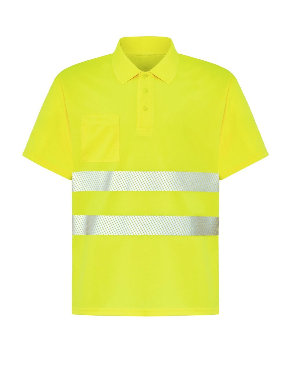 JHK HV02U00 POLO SS — Złoty Fluo