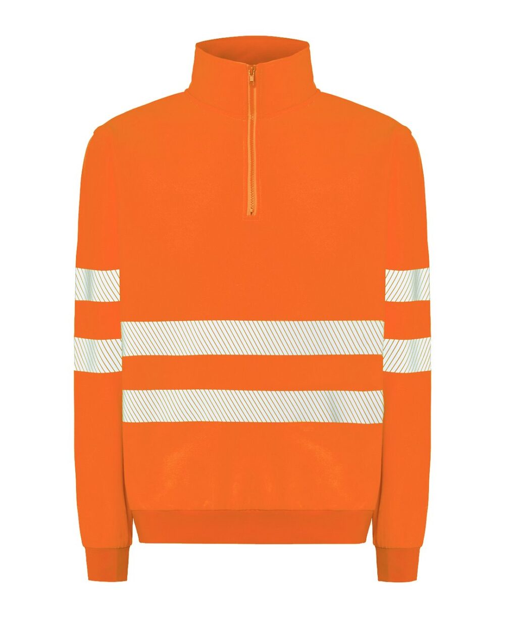 JHK HV05U00 Bluza HALF ZIP — Pomarańczowy Fluo