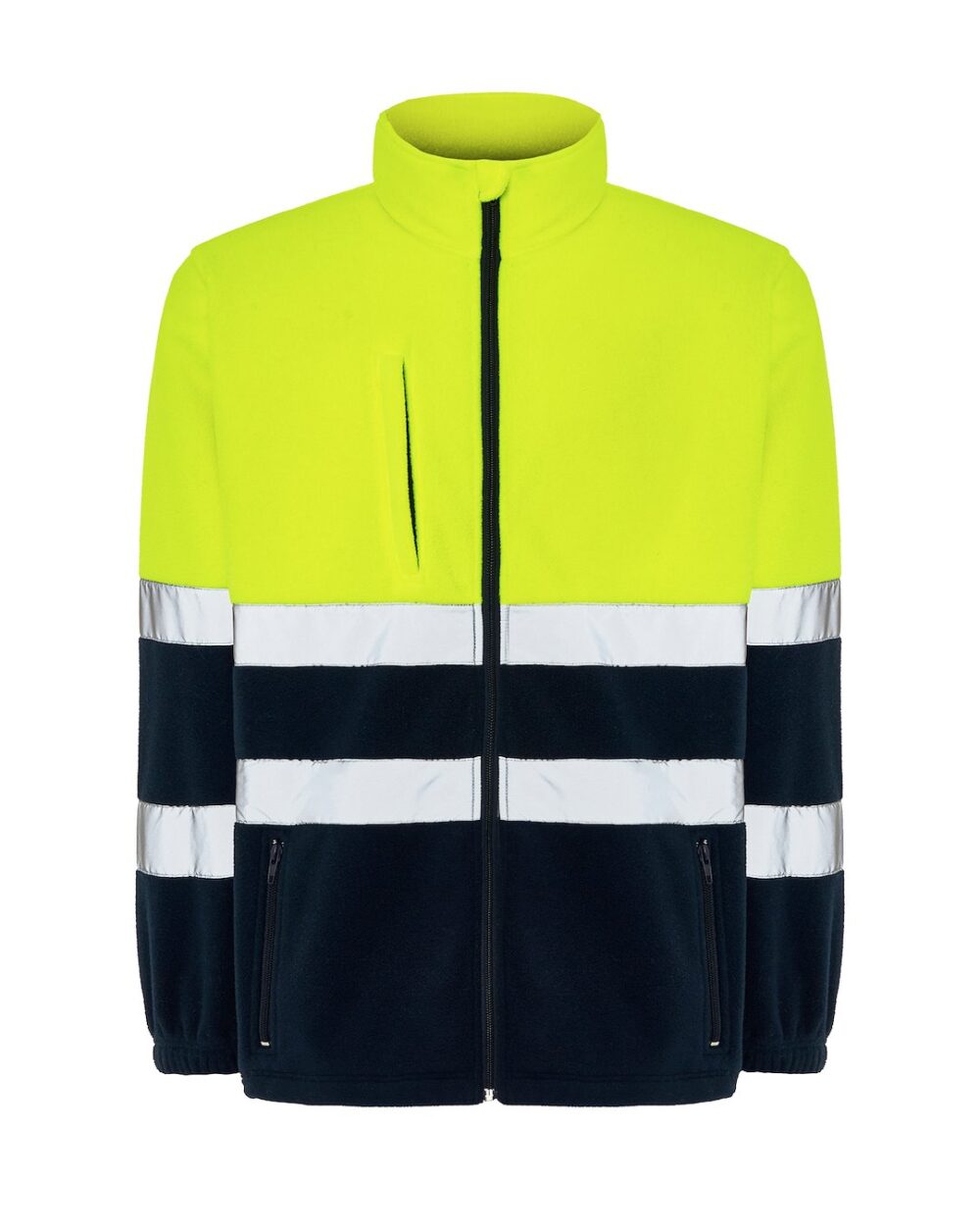 JHK HV06U00 Kurtka polarowa NYSYF — Granatowy / Złoty Fluo