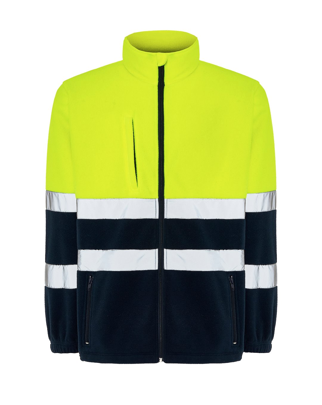 JHK HV06U00 Kurtka polarowa NYSYF — Granatowy / Złoty Fluo