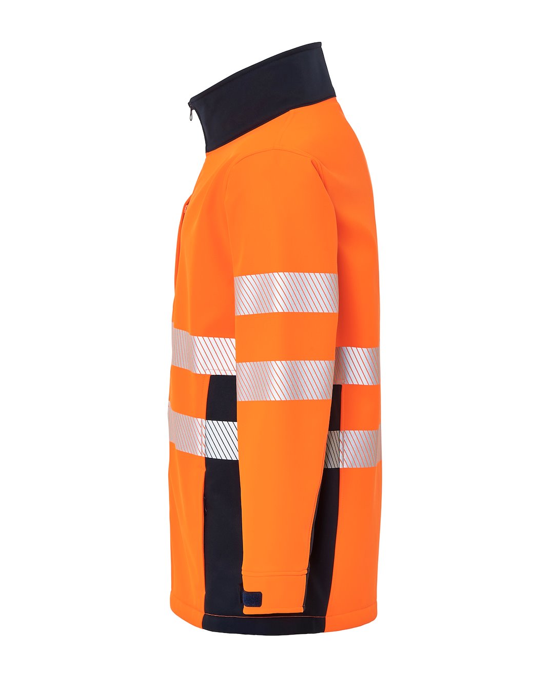 JHK HV06U01 Kurtka softshell NYORF — Granatowy / Pomarańczowy Fluo - obrazek 2