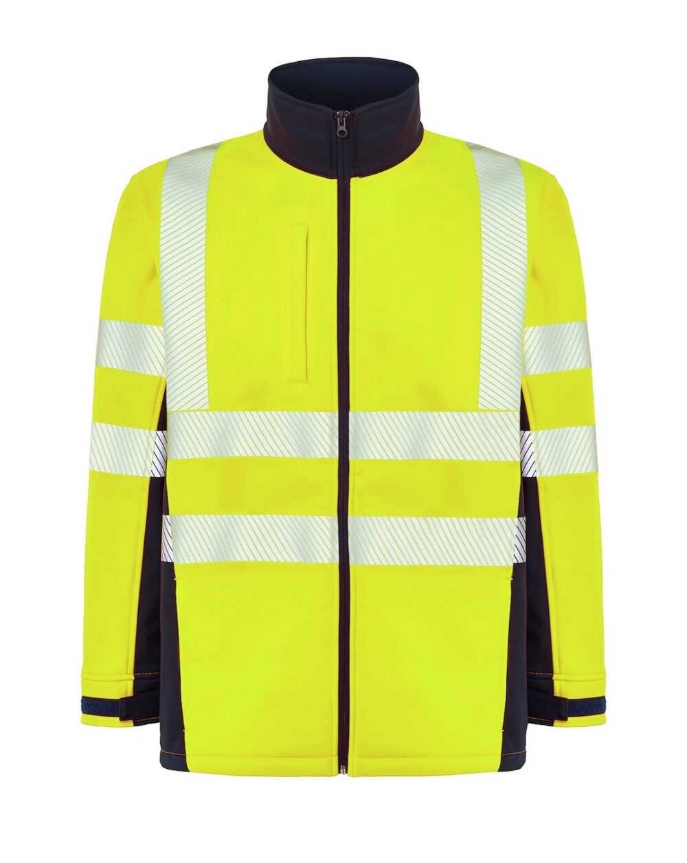 JHK HV06U01 Kurtka softshell NYSYF — Granatowy / Złoty Fluo