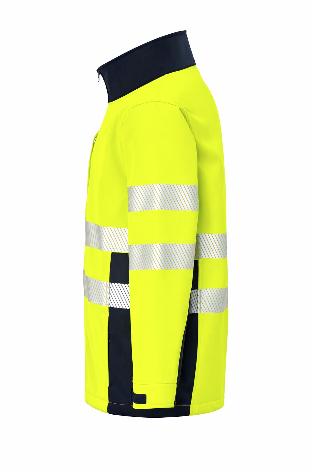 JHK HV06U01 Kurtka softshell NYSYF — Granatowy / Złoty Fluo - obrazek 2
