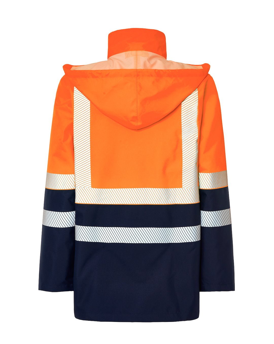 JHK HV10U00 Kurtka Parka NYORF — Granatowy / Pomarańczowy Fluo - obrazek 2