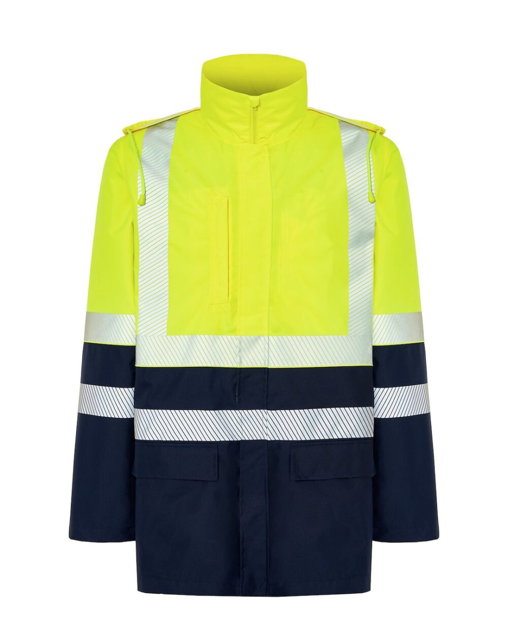 JHK HV10U00 Kurtka Parka NYSYF — Granatowy / Złoty Fluo