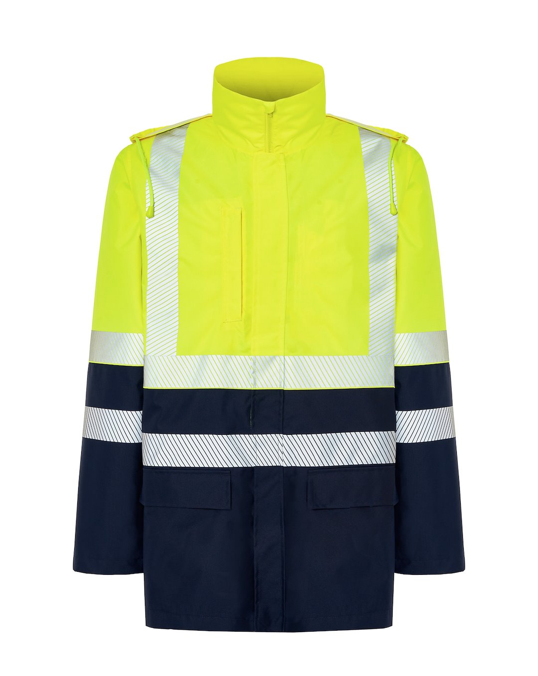 JHK HV10U00 Kurtka Parka NYSYF — Granatowy / Złoty Fluo