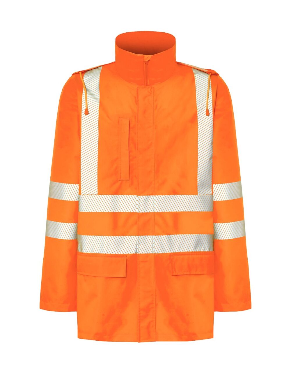 JHK HV10U00 Kurtka Parka — Pomarańczowy Fluo