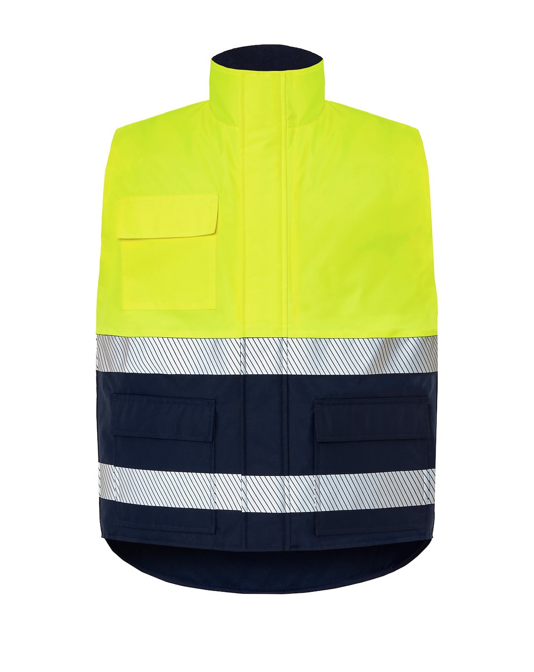 JHK HV11U01 Kamizelka ocieplana NYSYF — Granatowy / Złoty Fluo