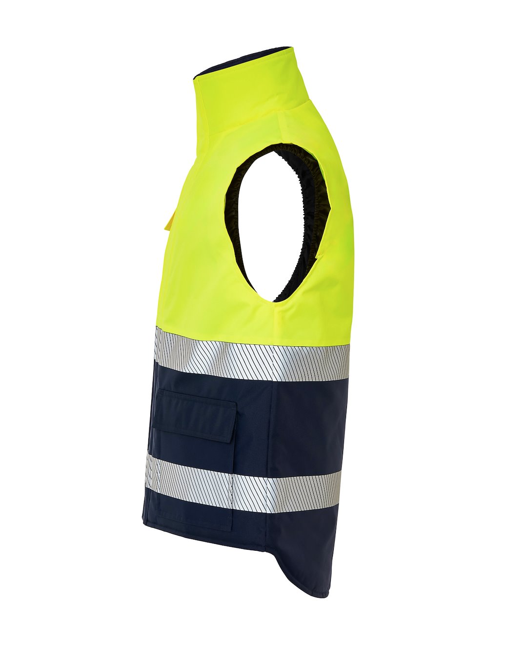 JHK HV11U01 Kamizelka ocieplana NYSYF — Granatowy / Złoty Fluo - obrazek 3