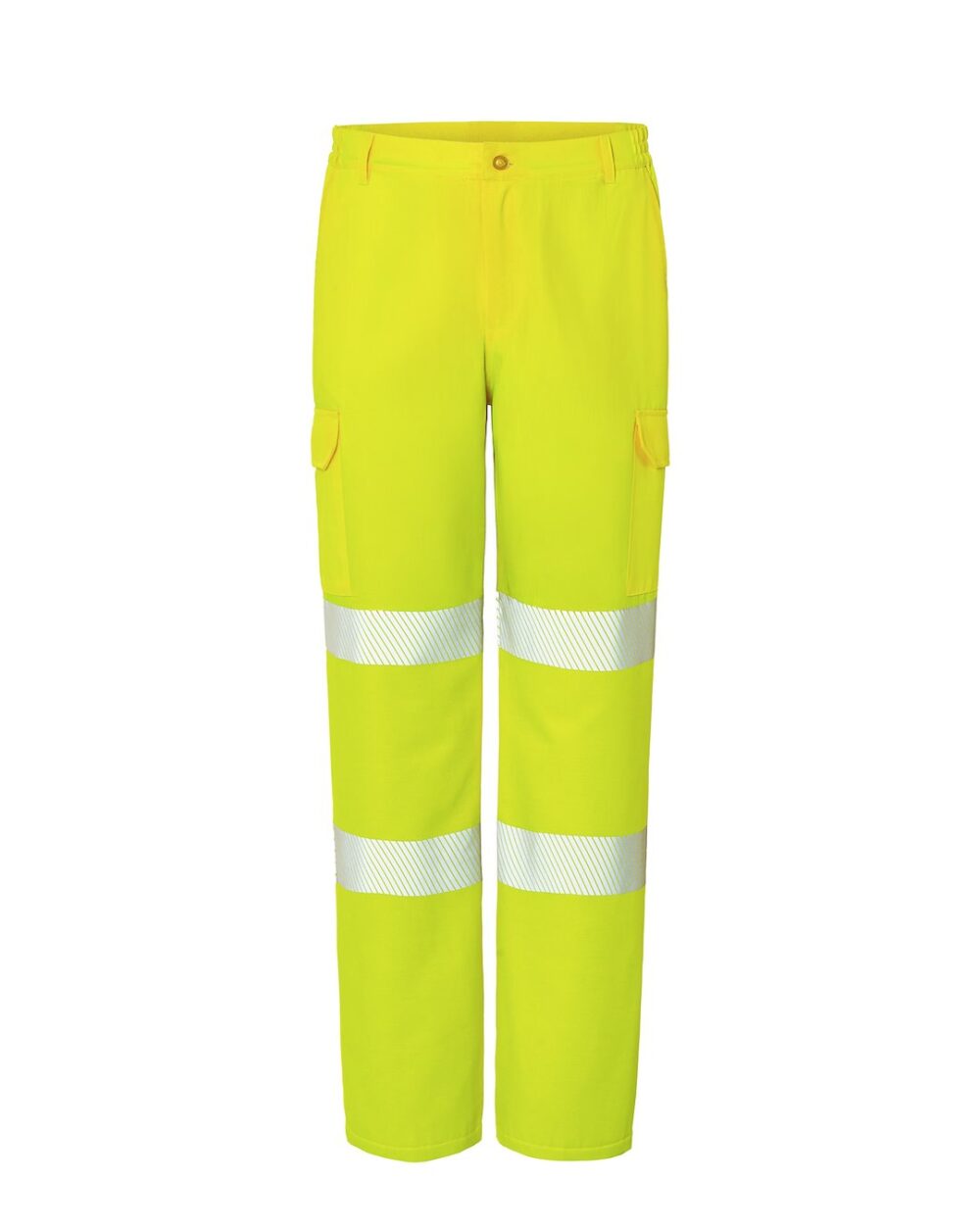 JHK HV12U01 Spodnie robocze ociepl — Złoty Fluo