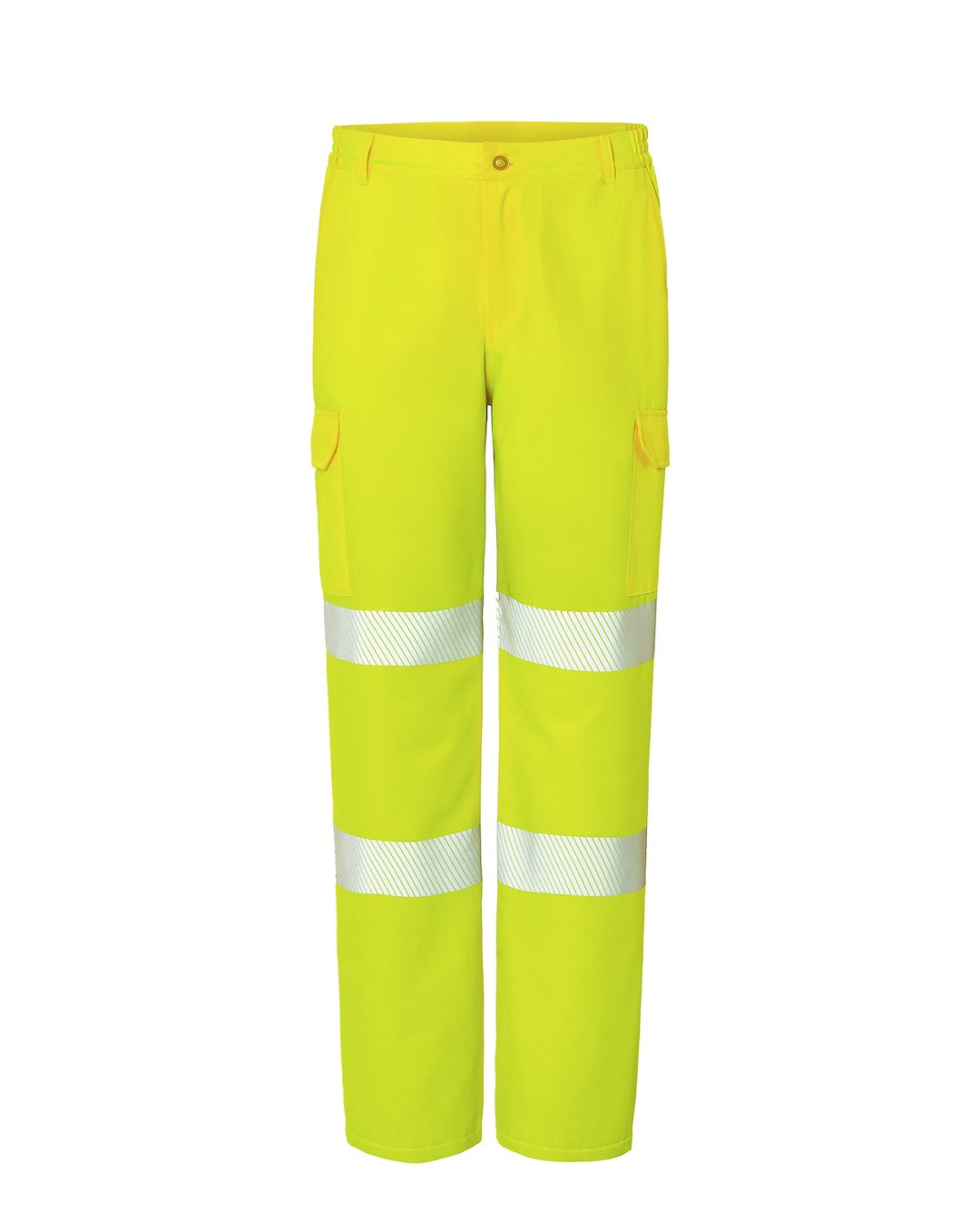 JHK HV12U01 Spodnie robocze ociepl — Złoty Fluo
