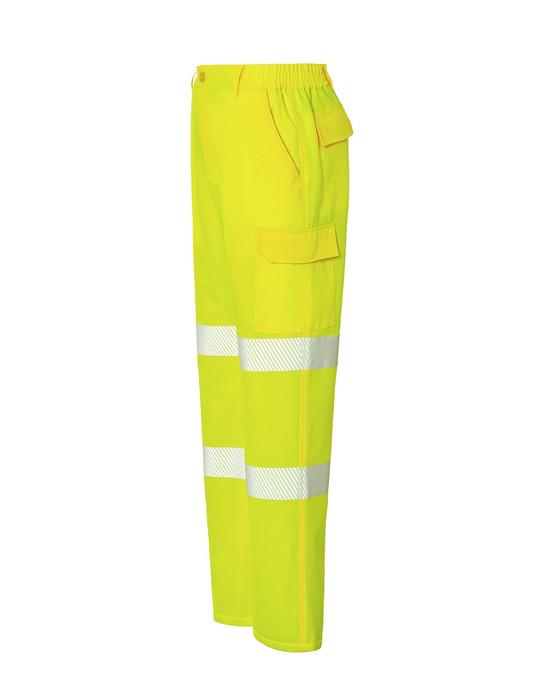 JHK HV12U01 Spodnie robocze ociepl — Złoty Fluo - obrazek 3