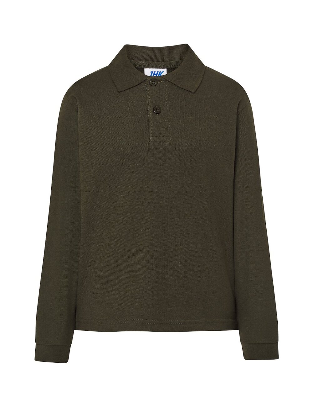 Koszulki polo JHK PKID 210 LS — Leśny Zielony