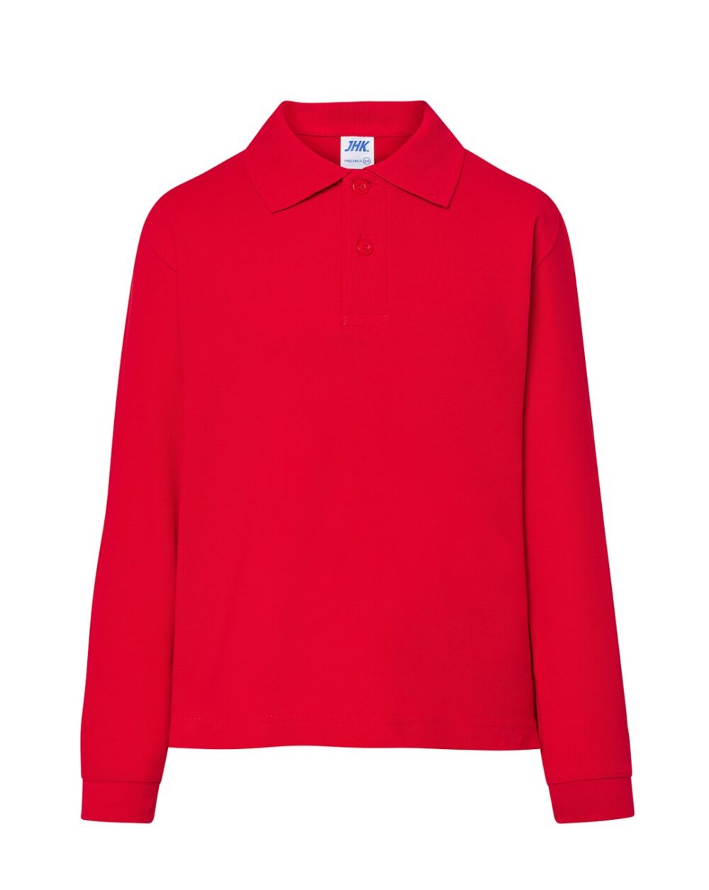 Koszulki polo JHK PKID 210 LS — Czerwony