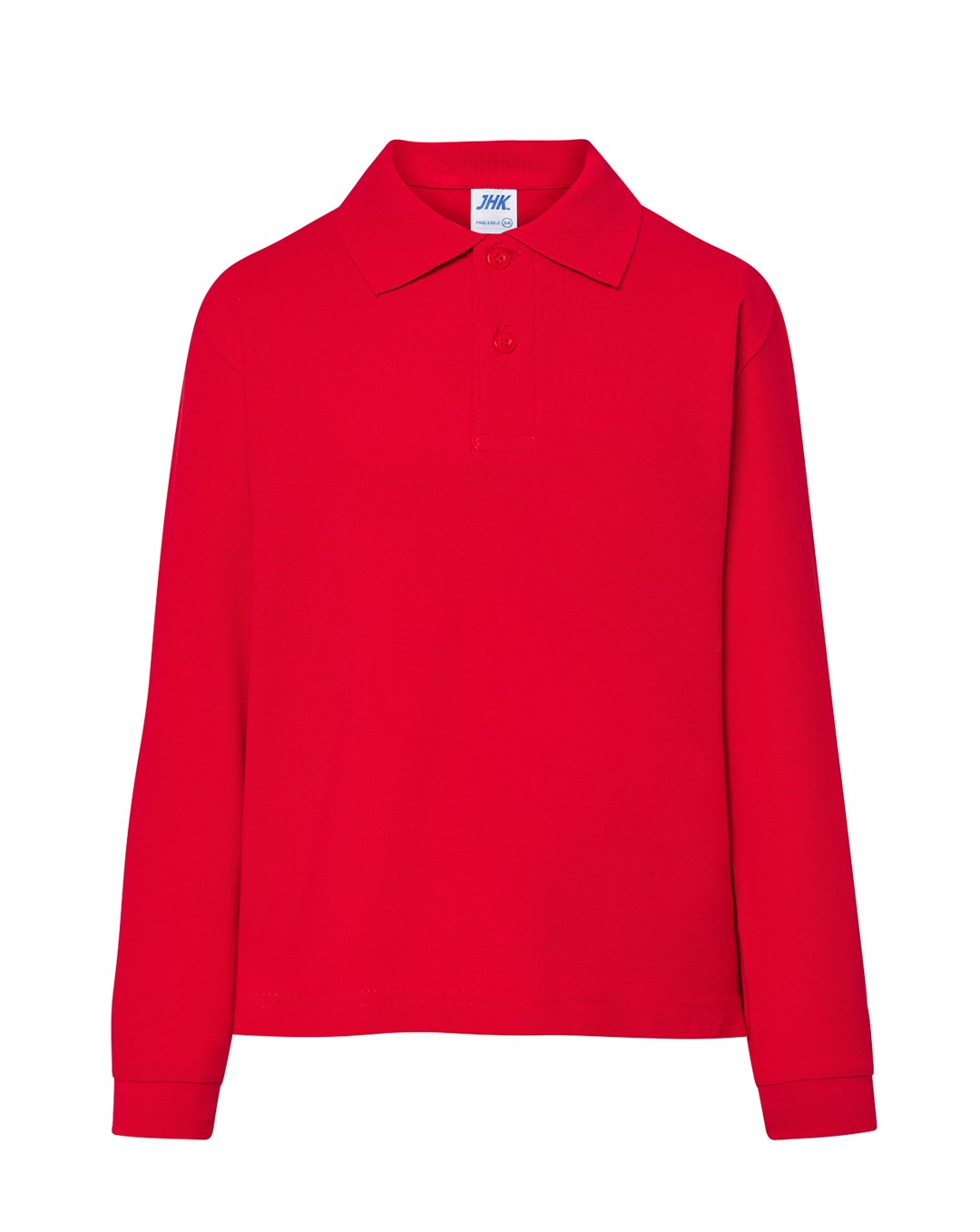 Koszulki polo JHK PKID 210 LS — Czerwony