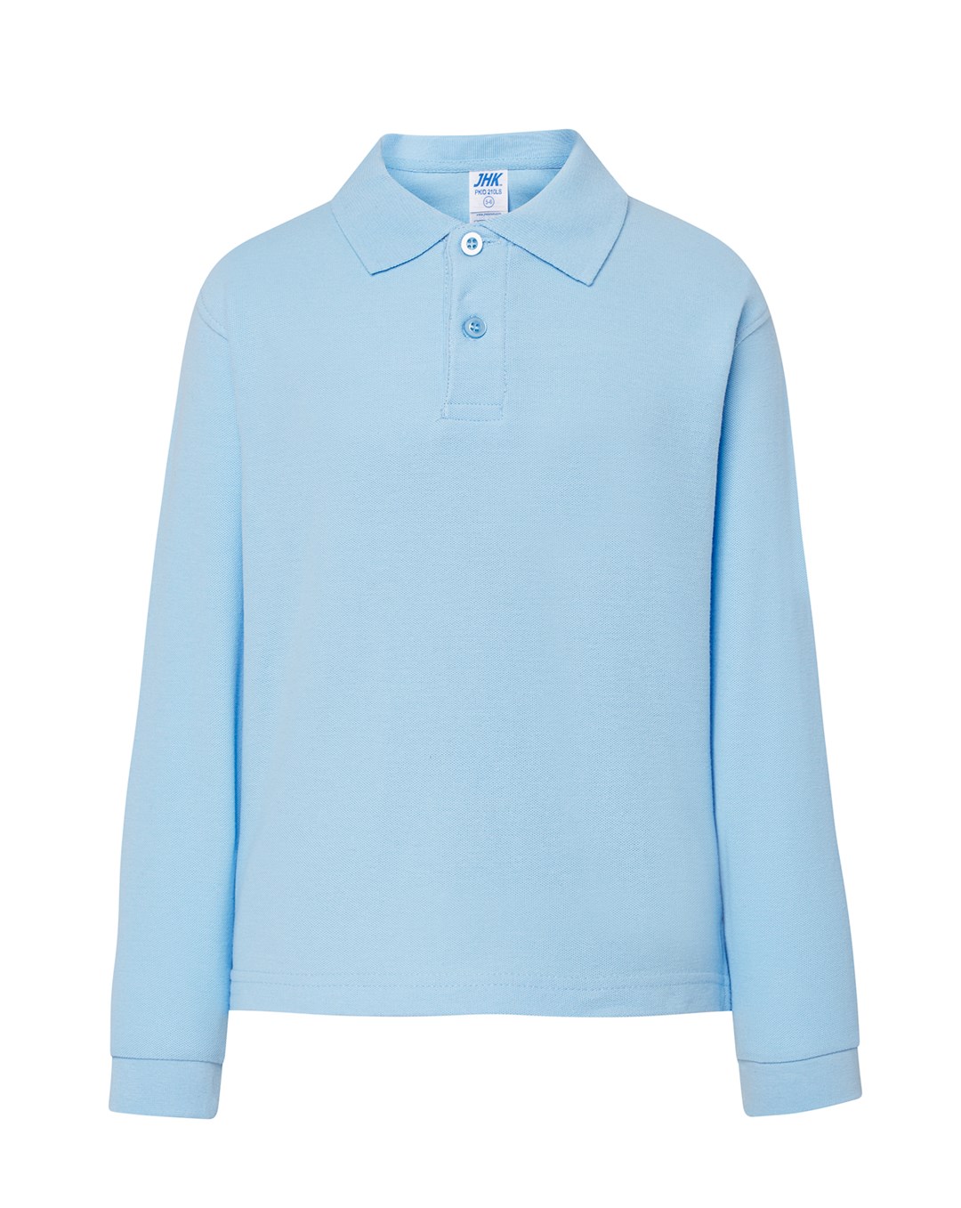 Koszulki polo JHK PKID 210 LS — Błękitny