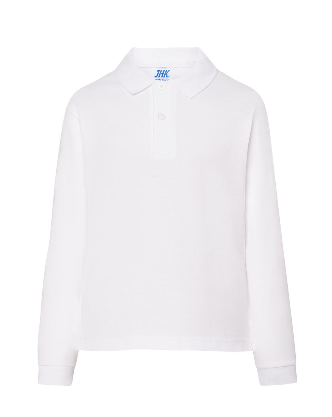 Koszulki polo JHK PKID 210 LS — Biały