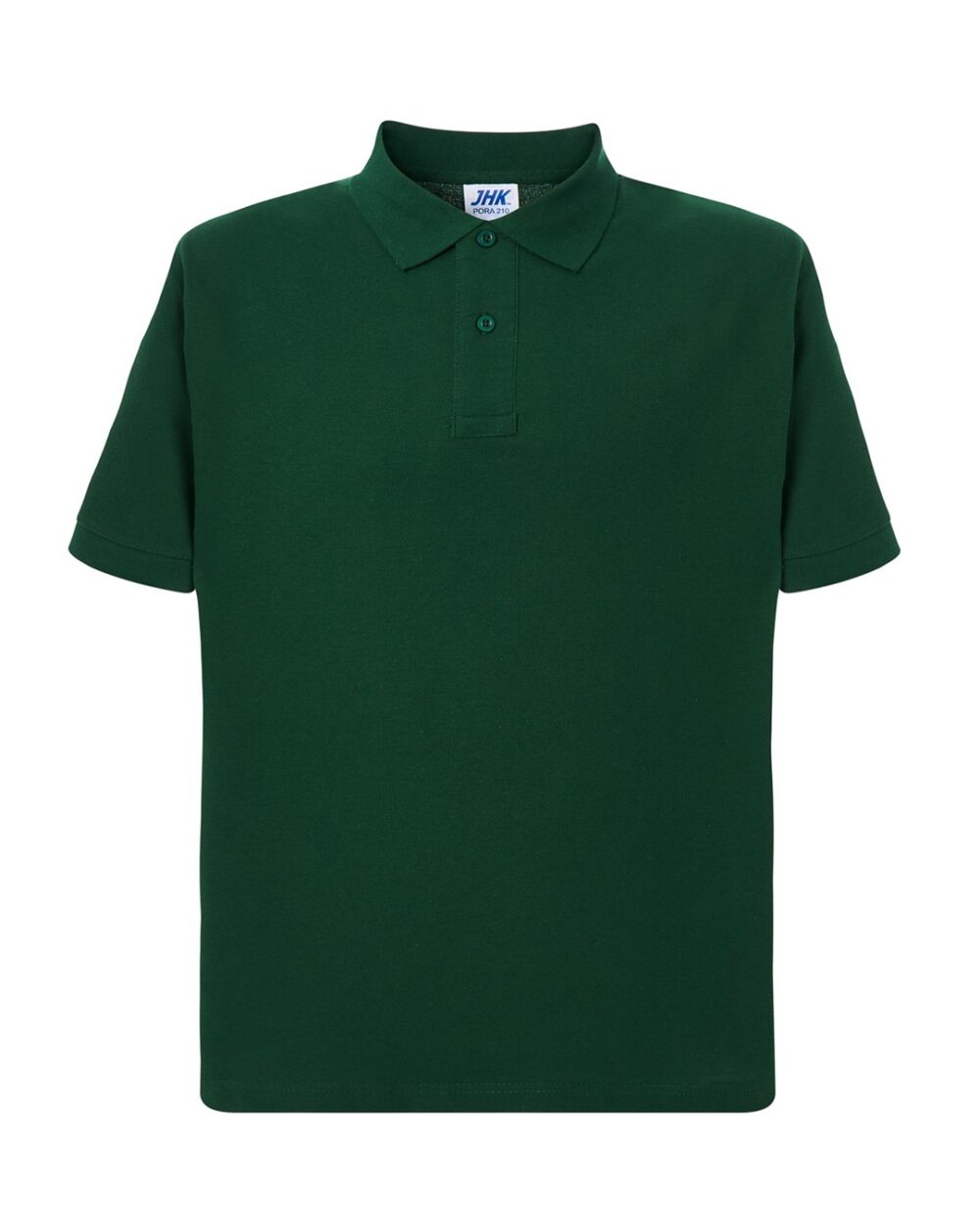 Koszulki polo JHK POLO PORA 210 — Butelkowozielony