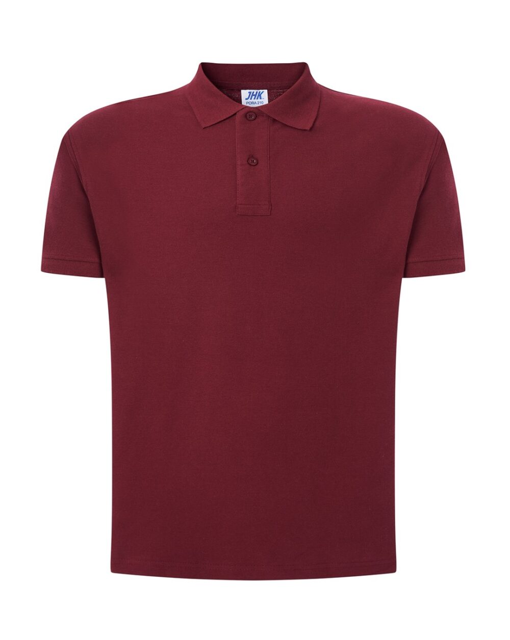 Koszulki polo JHK POLO PORA 210 — Bordowy