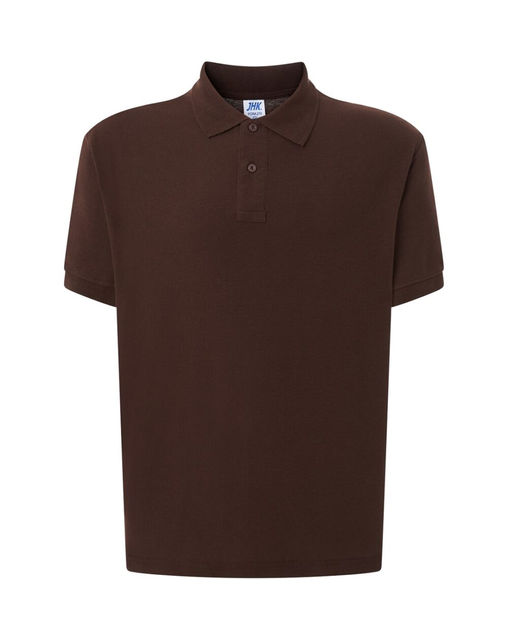 Koszulki polo JHK POLO PORA 210 — Czekoladowy