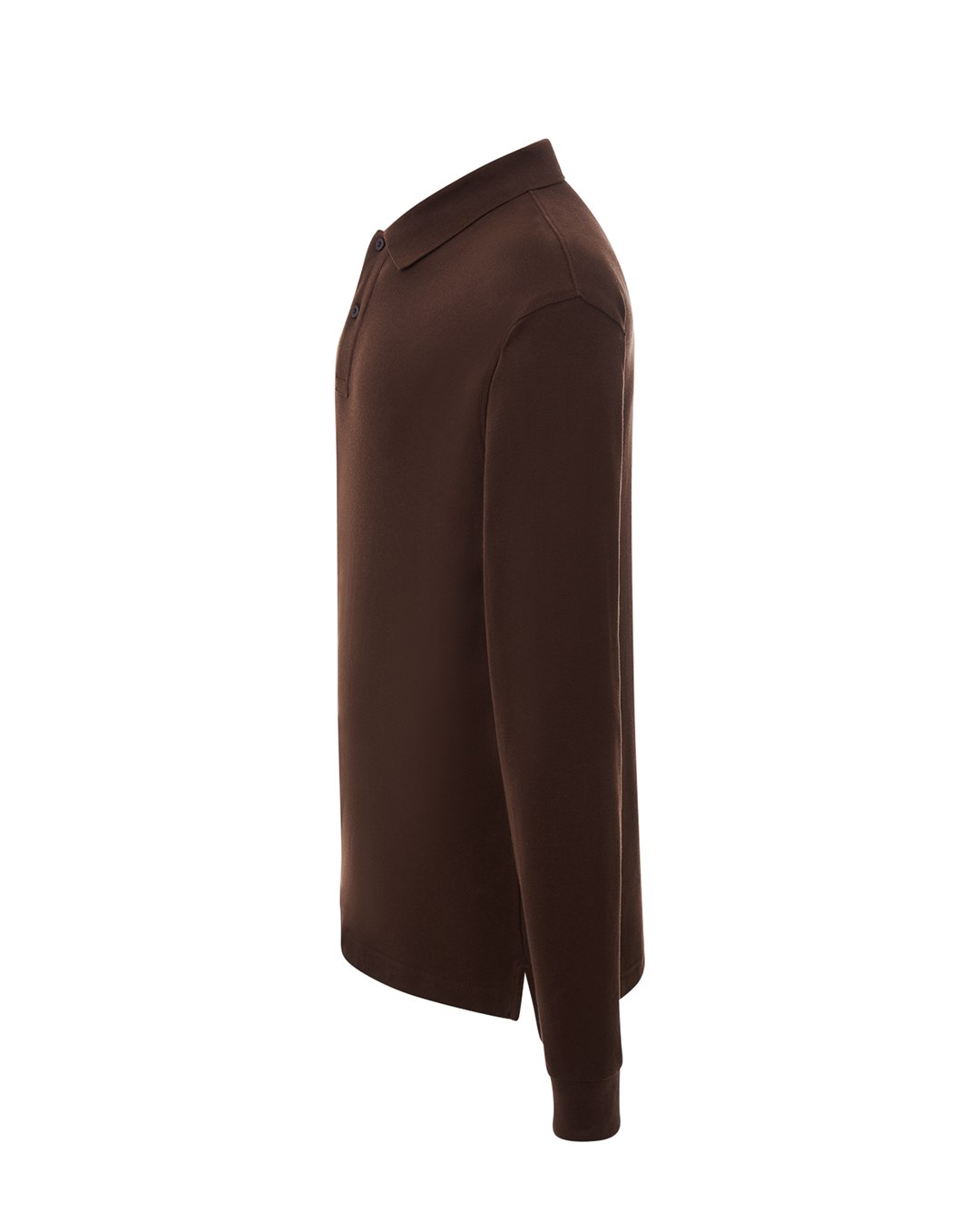 Koszulki polo JHK POLO PORA 210 LS — Czekoladowy - obrazek 3