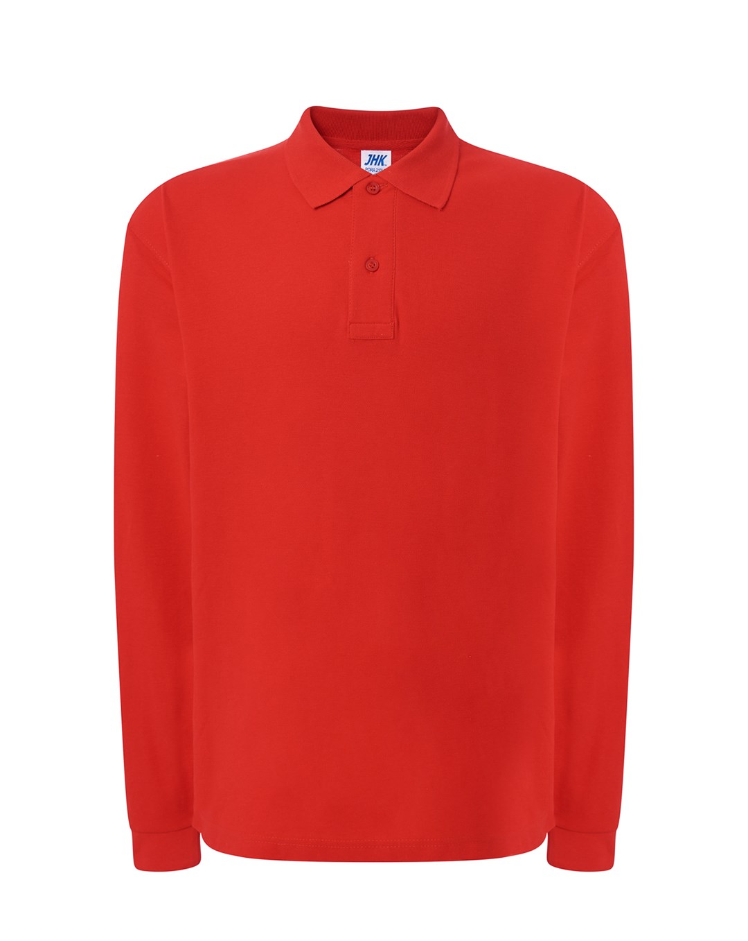 Koszulki polo JHK POLO PORA 210 LS — Czerwony