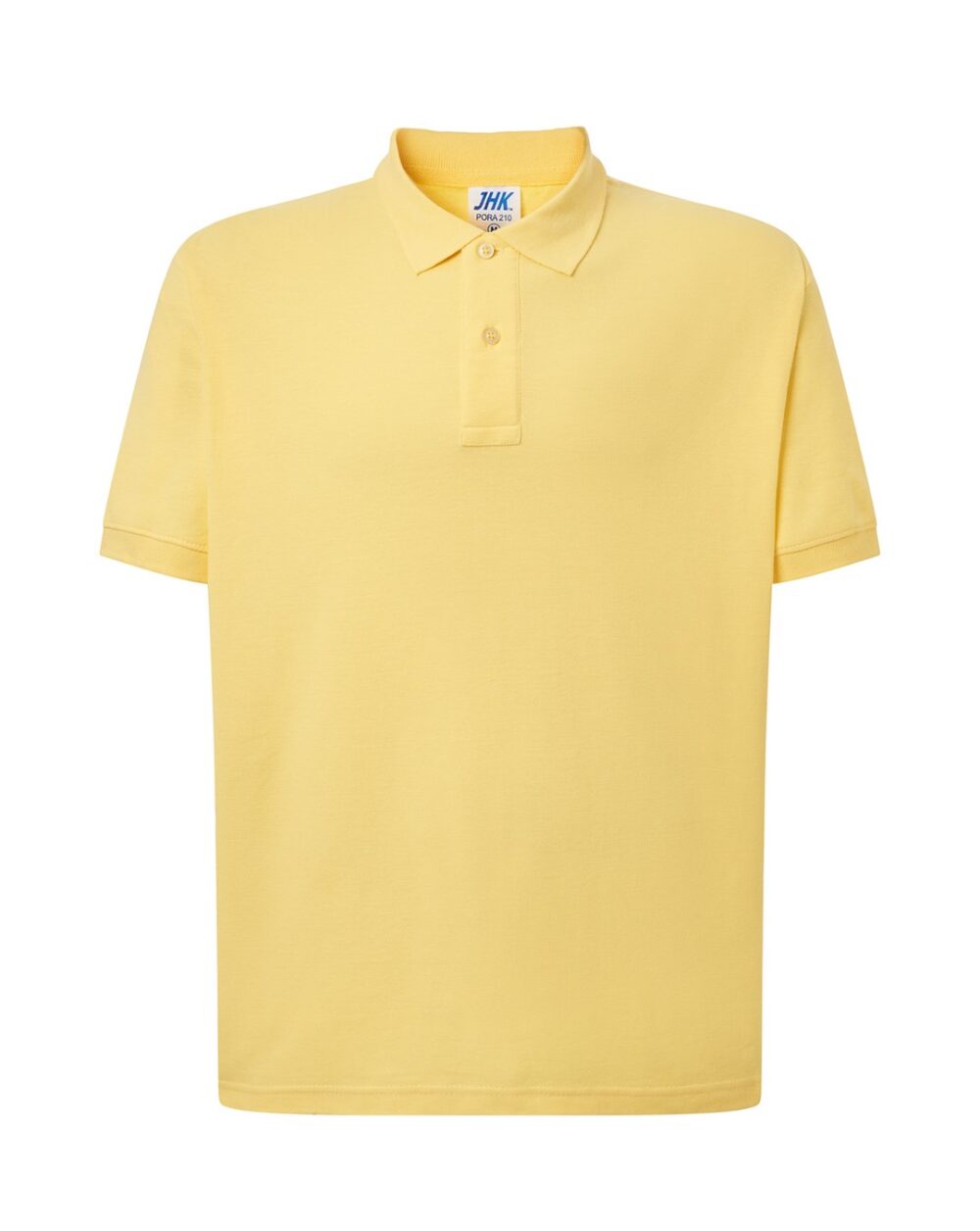 Koszulki polo JHK POLO PORA 210 — Bladożółty