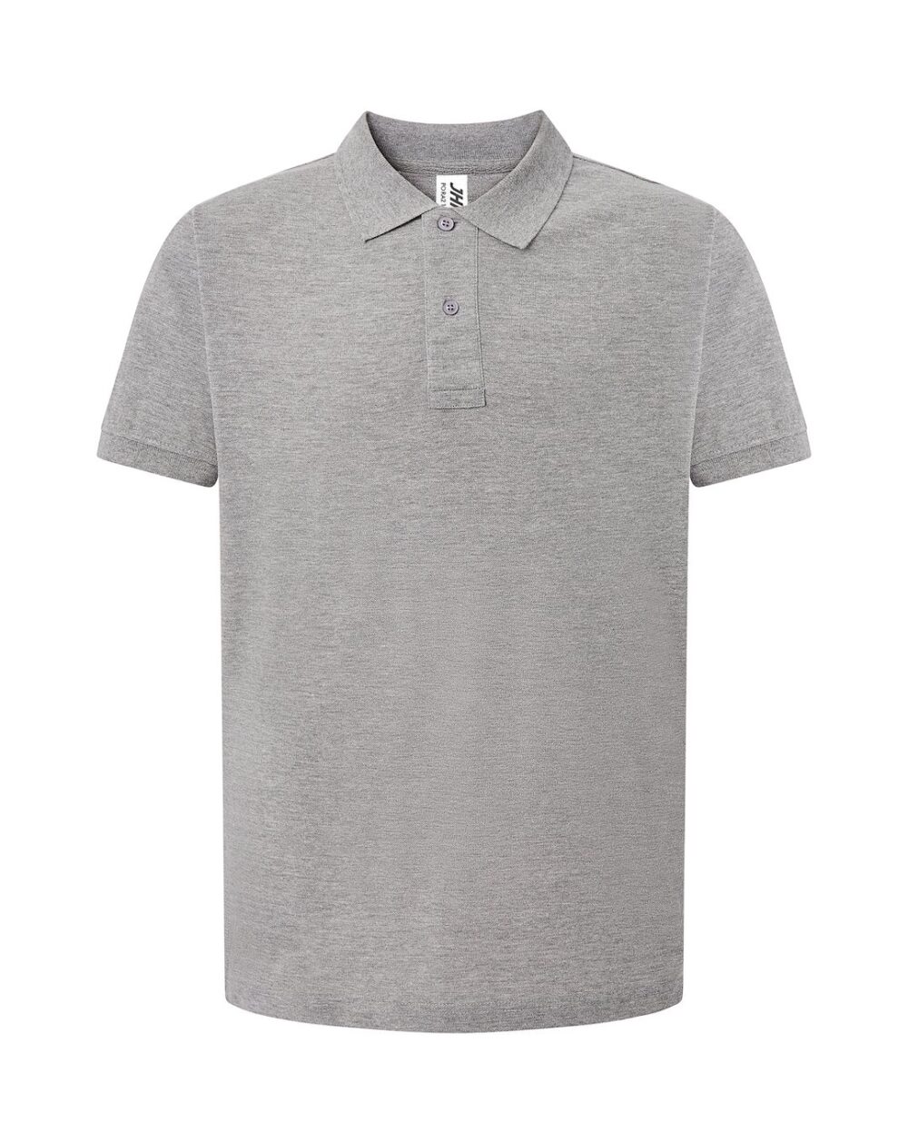 Koszulki polo JHK POLO PORA 210 WK — Szary Melanż