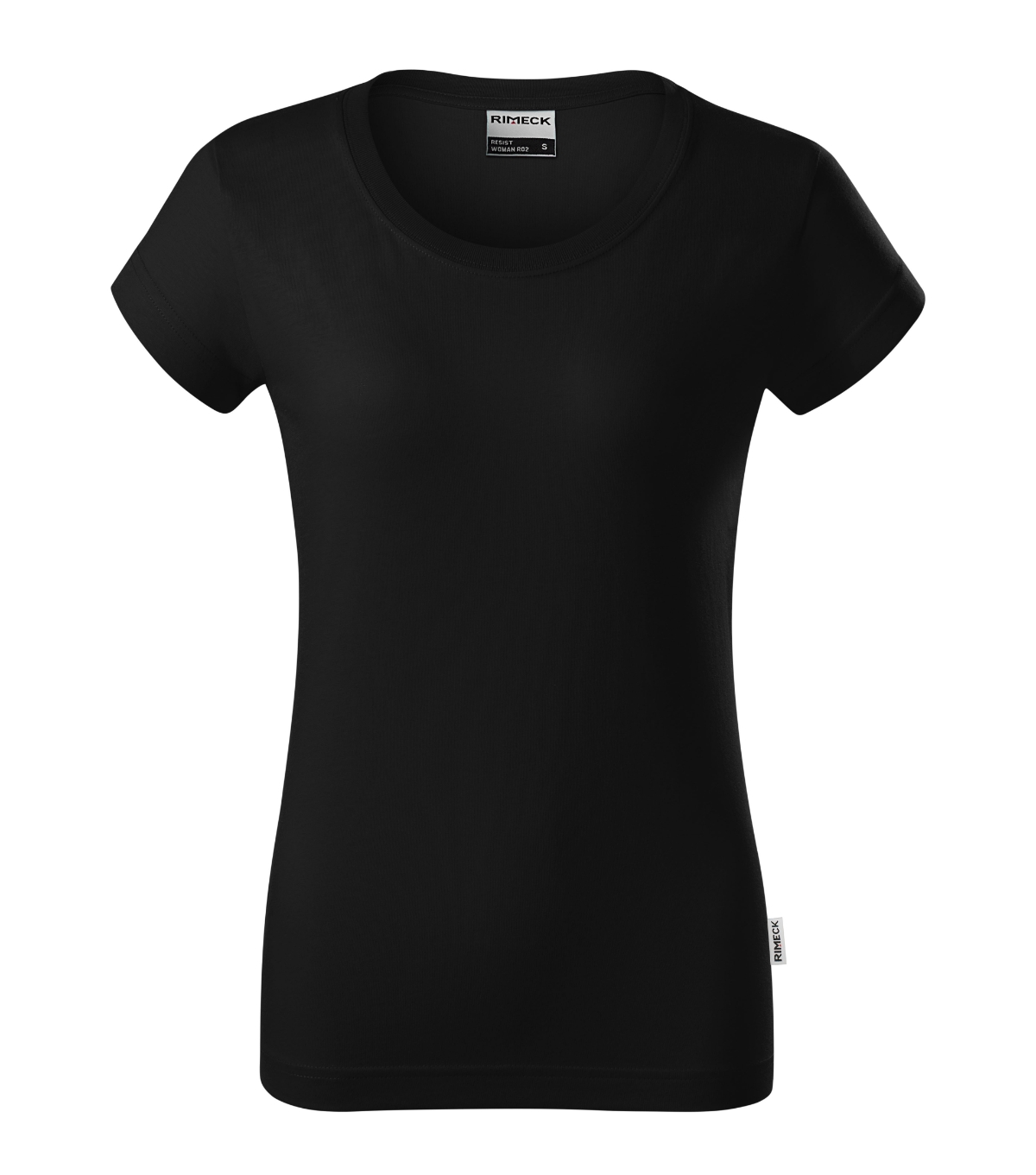 Koszulka damska RIMECK Resist — Czarny 01 (brand label) - obrazek 3