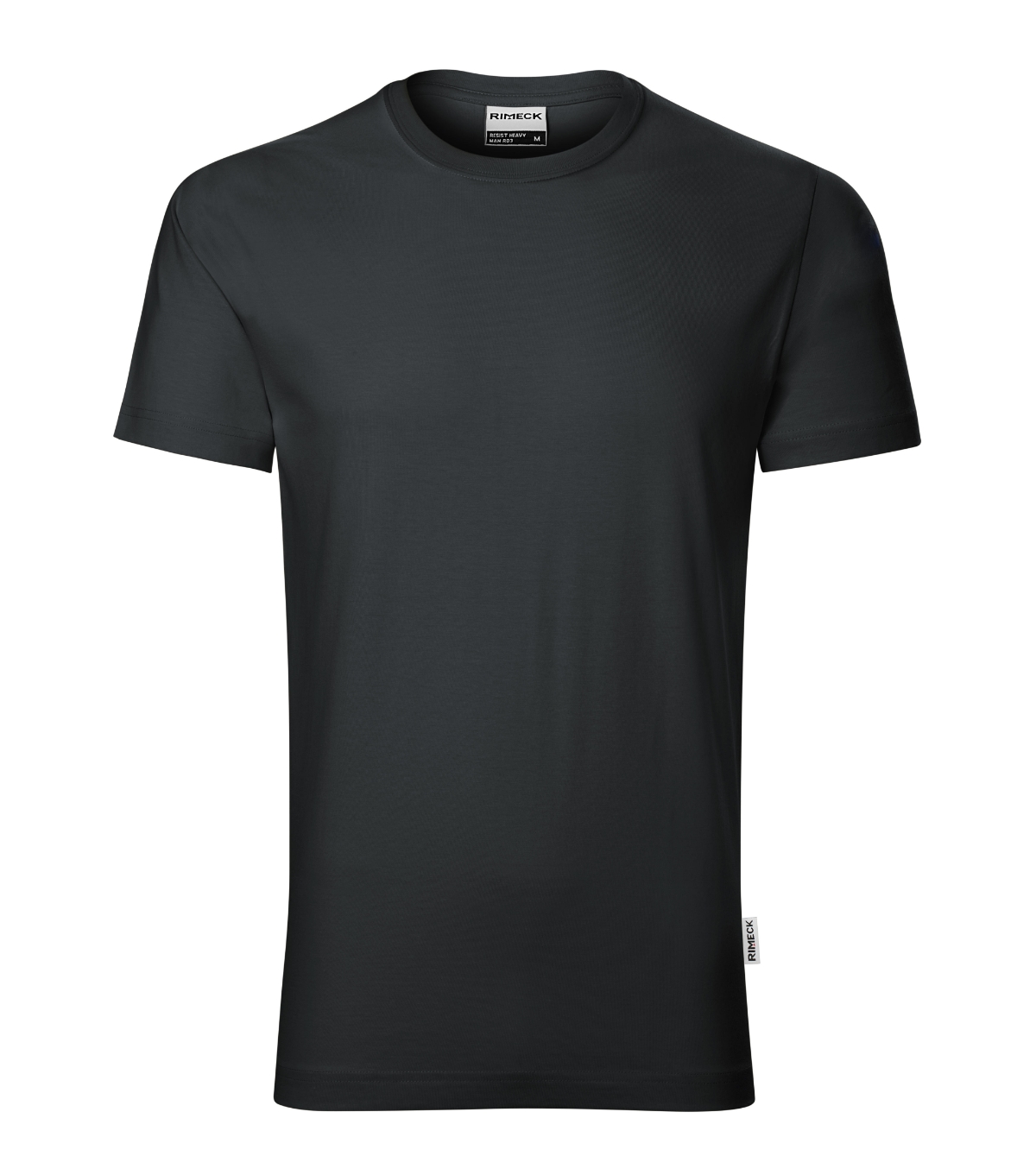 Koszulka męska RIMECK Resist heavy — Ebony gray 94 (brand label) - obrazek 4