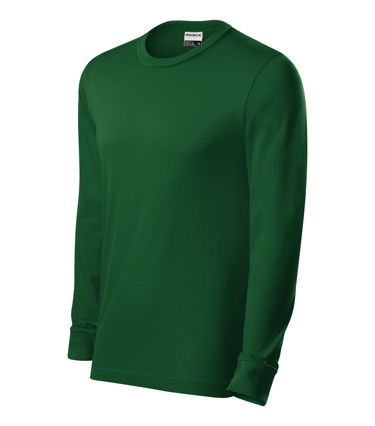 Koszulka unisex RIMECK Resist LS — Zieleń butelkowa