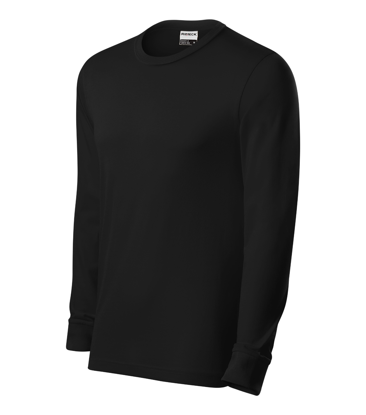 Koszulka unisex RIMECK Resist LS — Czarny 01 (brand label)