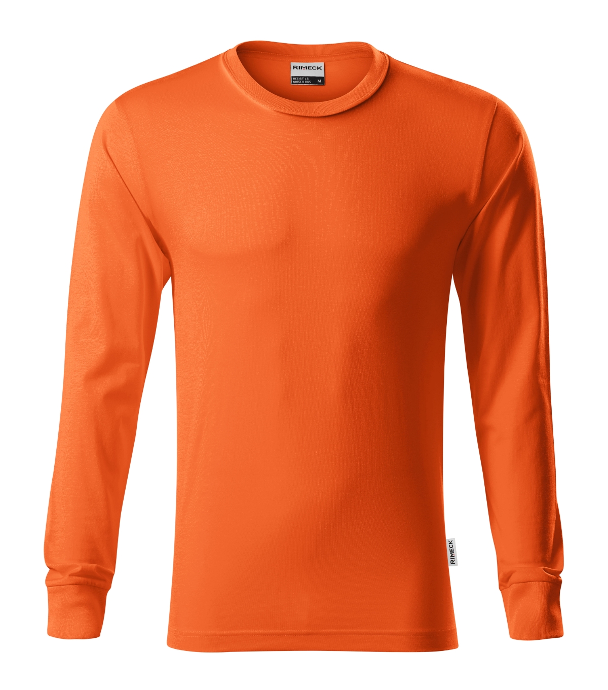 Koszulka unisex RIMECK Resist LS — Pomarańczowy 11 (brand label) - obrazek 3