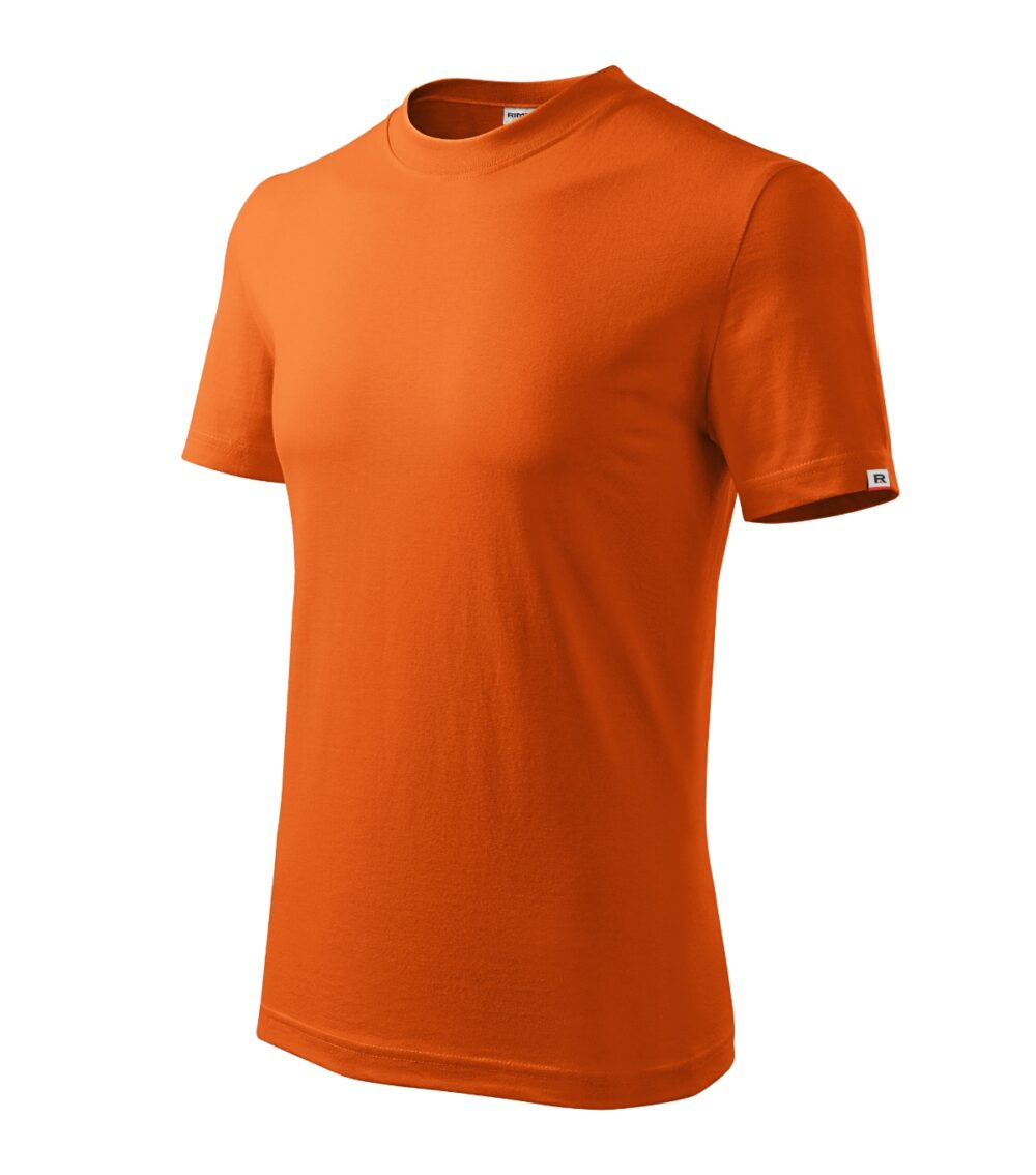 Koszulka unisex RIMECK Base — Pomarańczowy 11 (brand label)