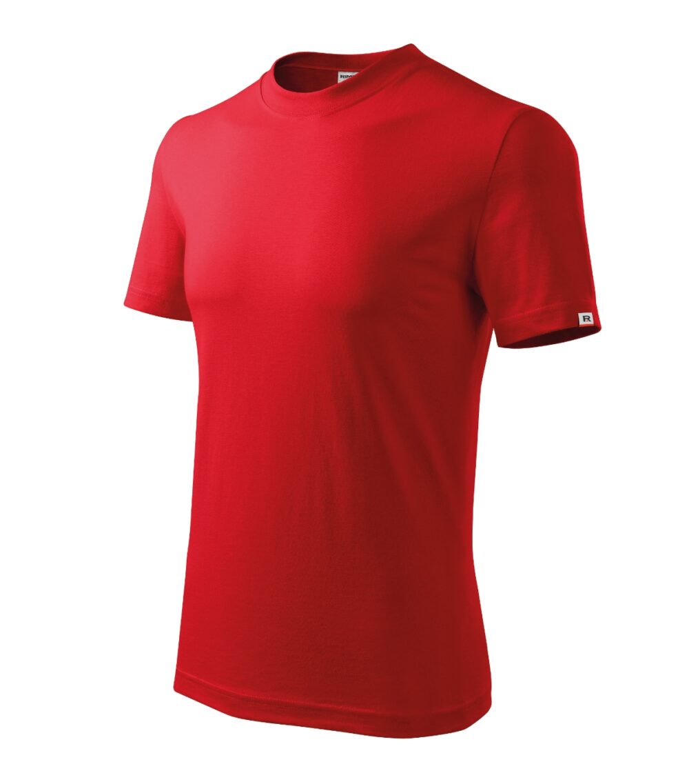 Koszulka unisex RIMECK Base — Czerwony 07 (brand label)