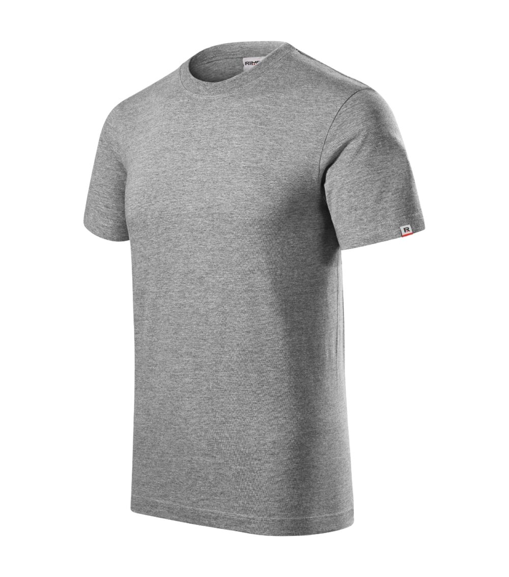 Koszulka unisex RIMECK Recall — Ciemnoszary melanż 12 (brand label)