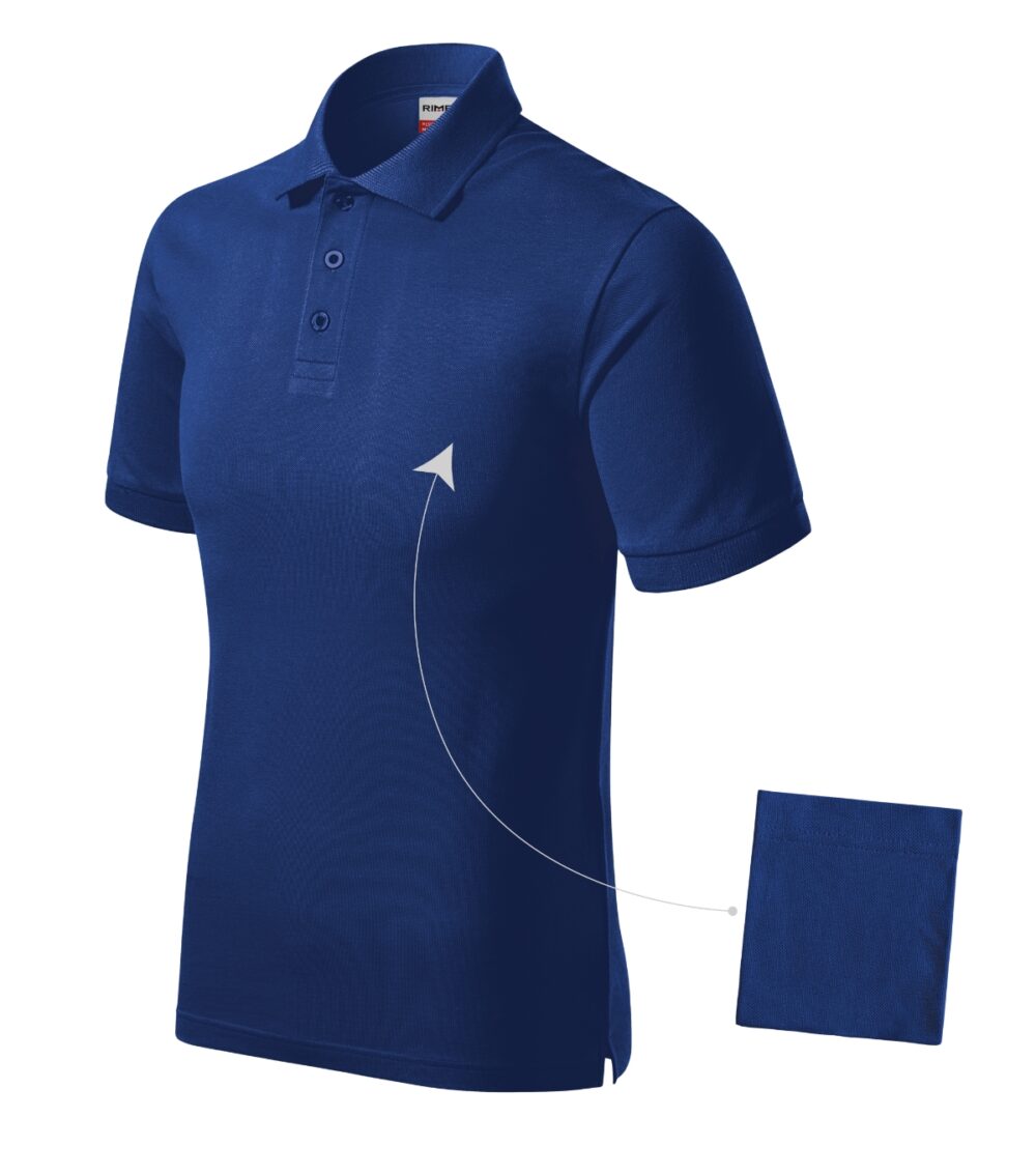 Koszulka polo męska RIMECK Resist Heavy Polo — Chabrowy