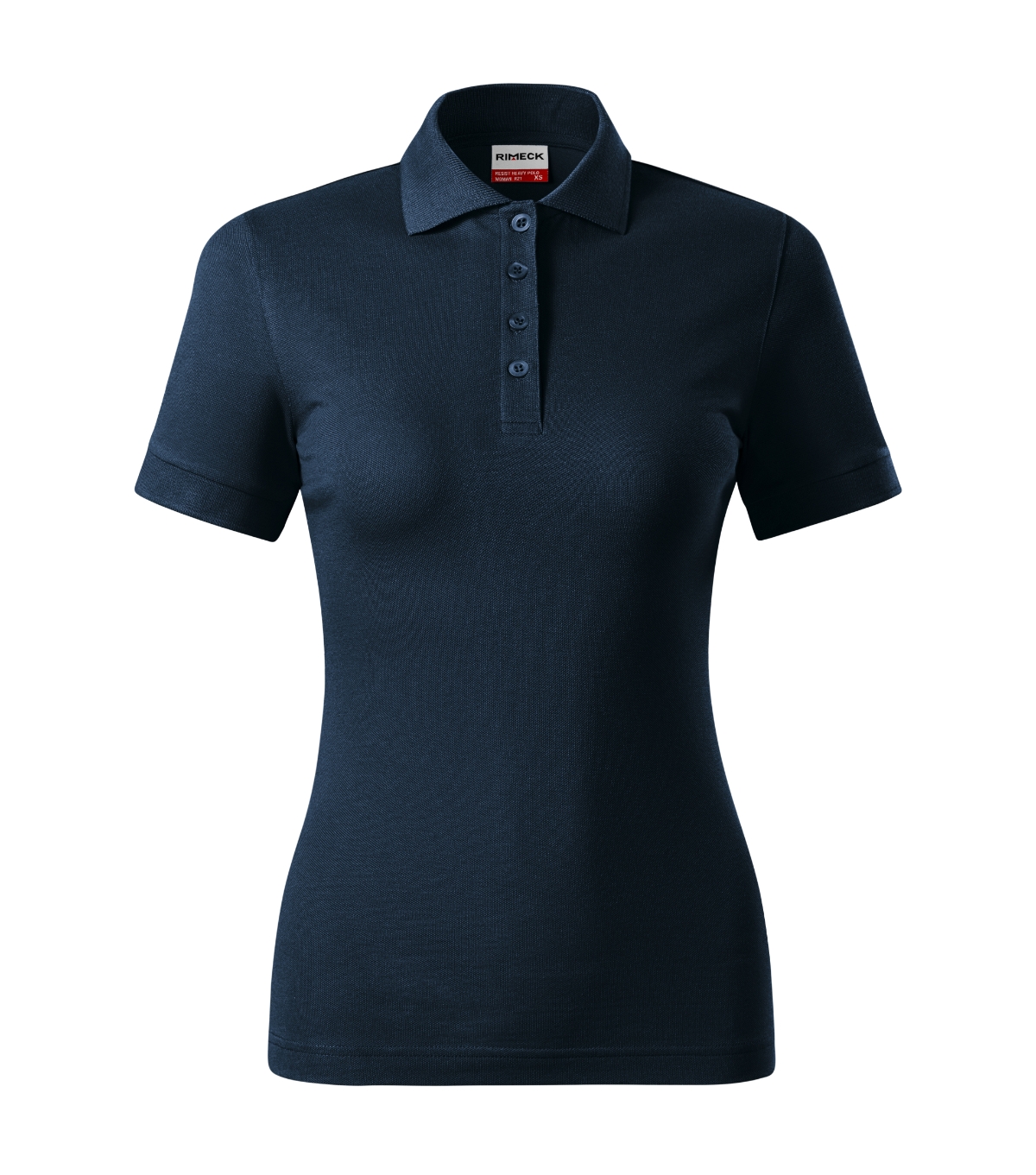 Koszulka polo damska RIMECK Resist Heavy Polo — Granatowy - obrazek 2