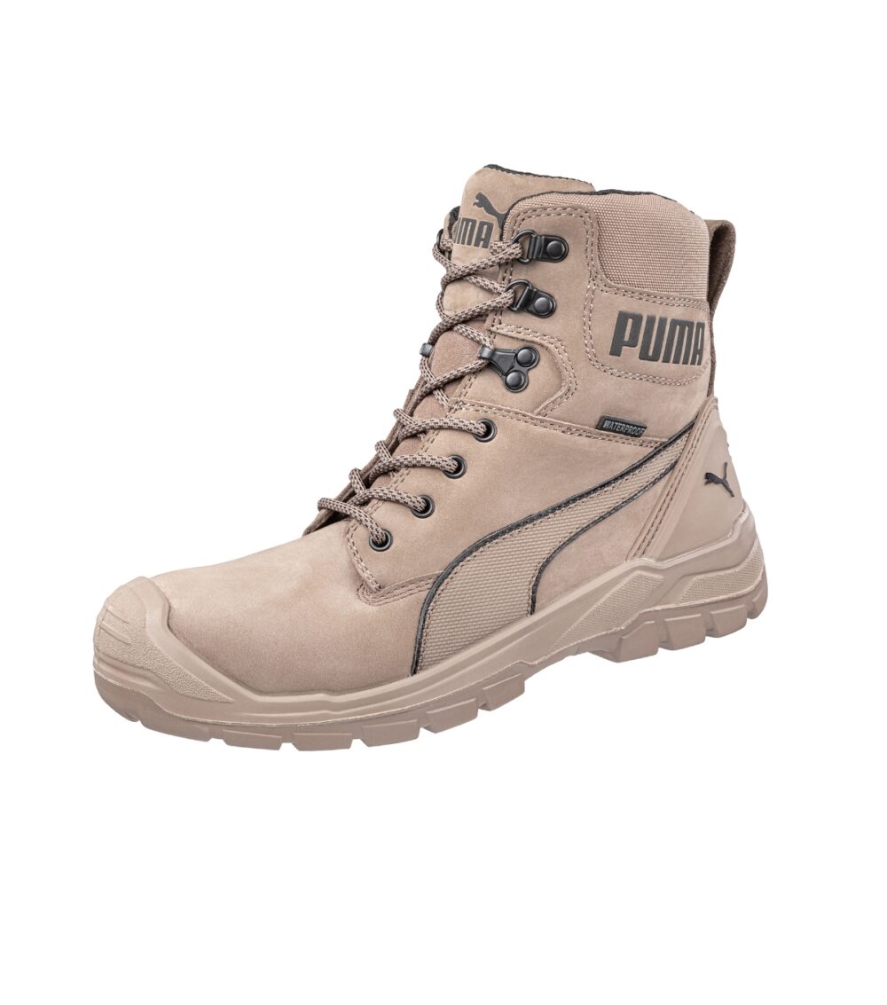 Buty do kostki męska PUMA Conquest STONE HIGH — Jasno brązowy