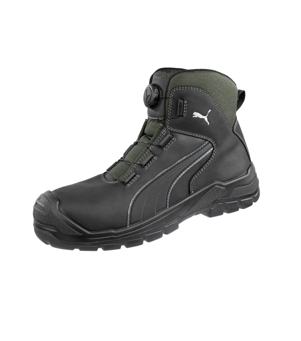 Buty do kostki męska PUMA CASCADES DISC MID — Czarny