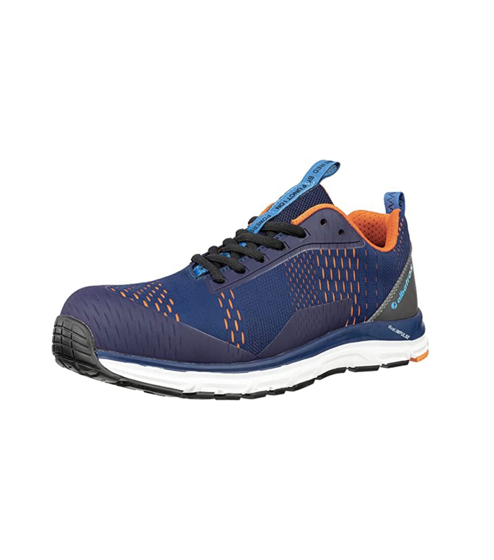 Półbuty unisex ALBATROS AER55 IMPULSE BLUE ORANGE LOW — Niebieski