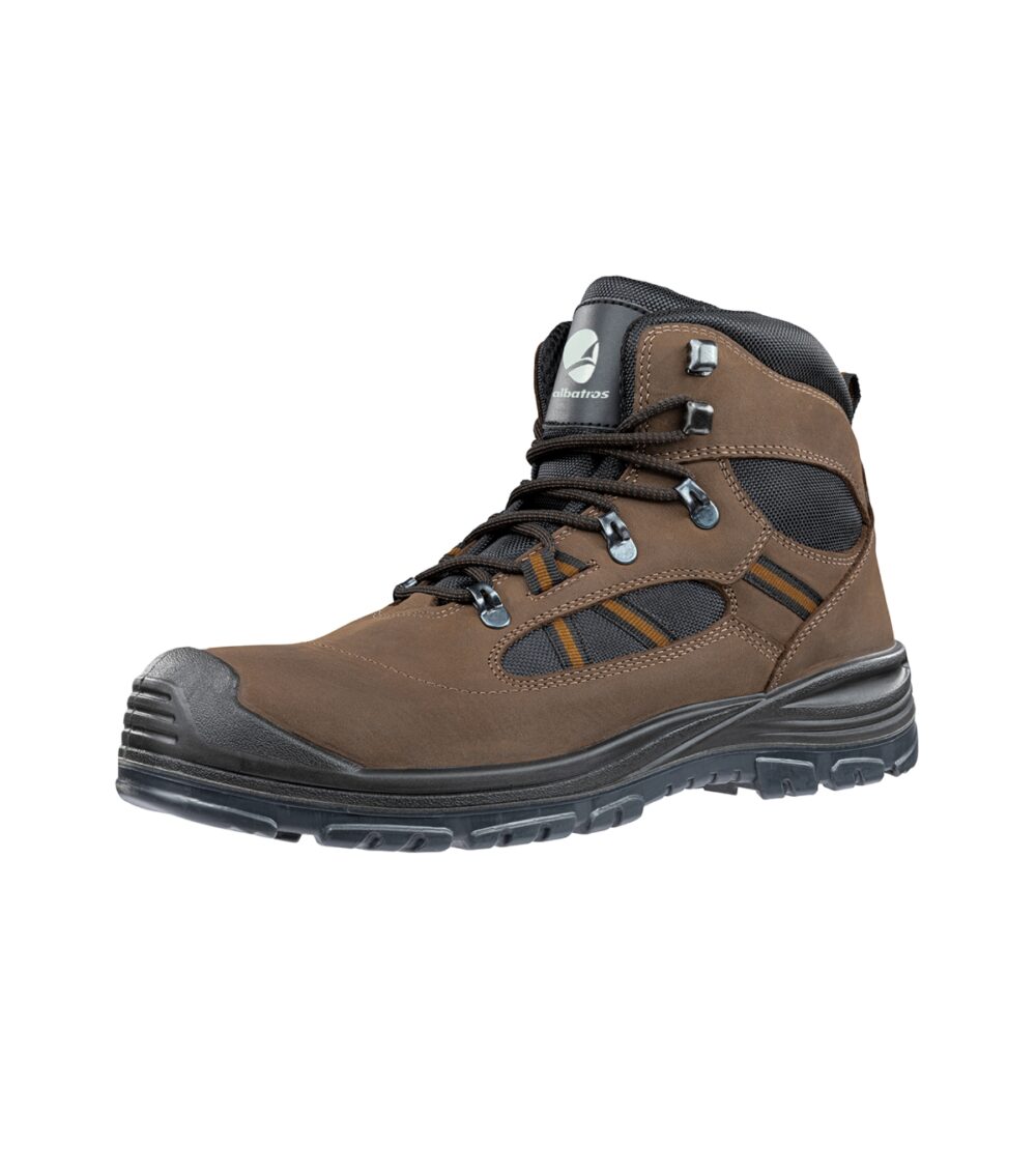 Buty do kostki męska ALBATROS TIMBER MID — Ciemno brązowy
