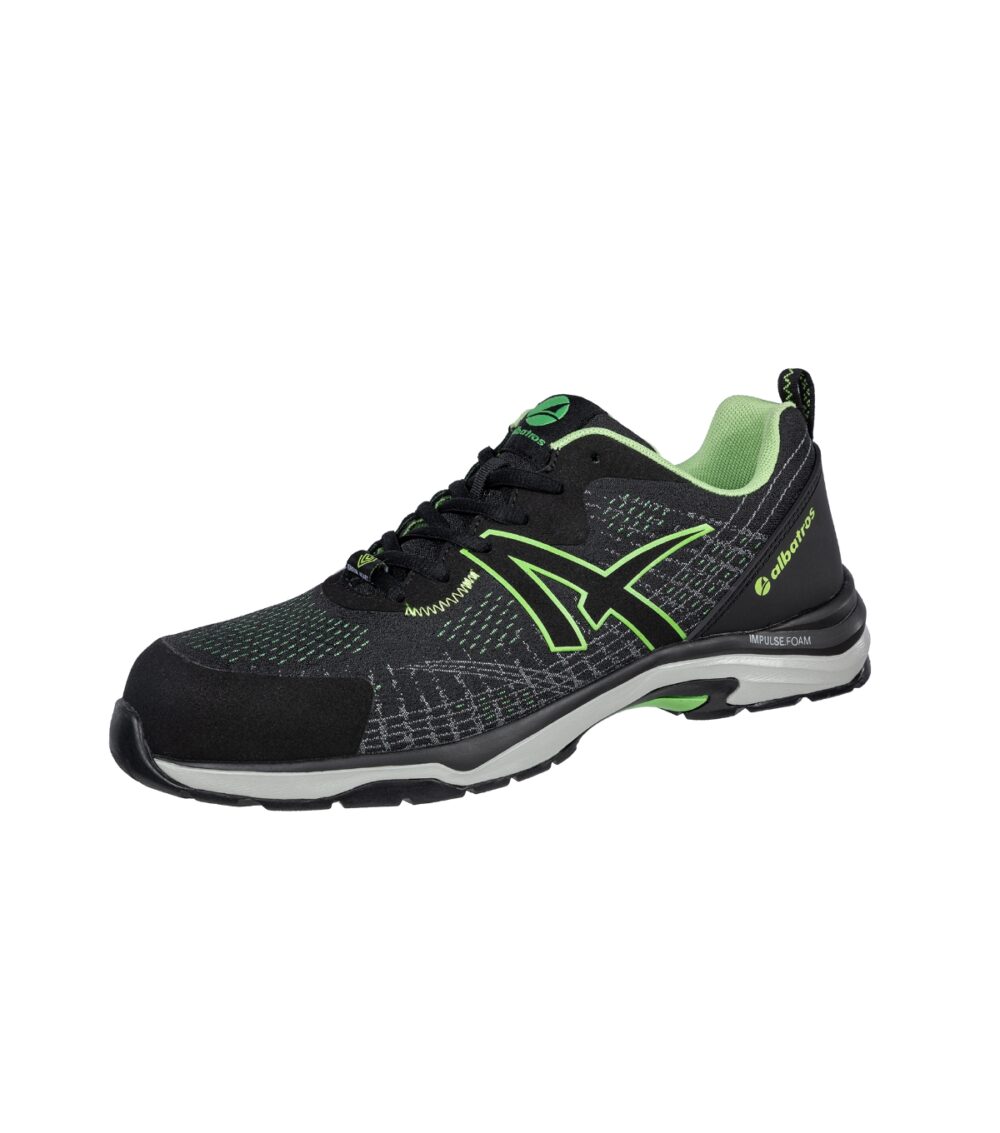 Półbuty unisex ALBATROS SPLENDID GREEN GH LOW — Czarny