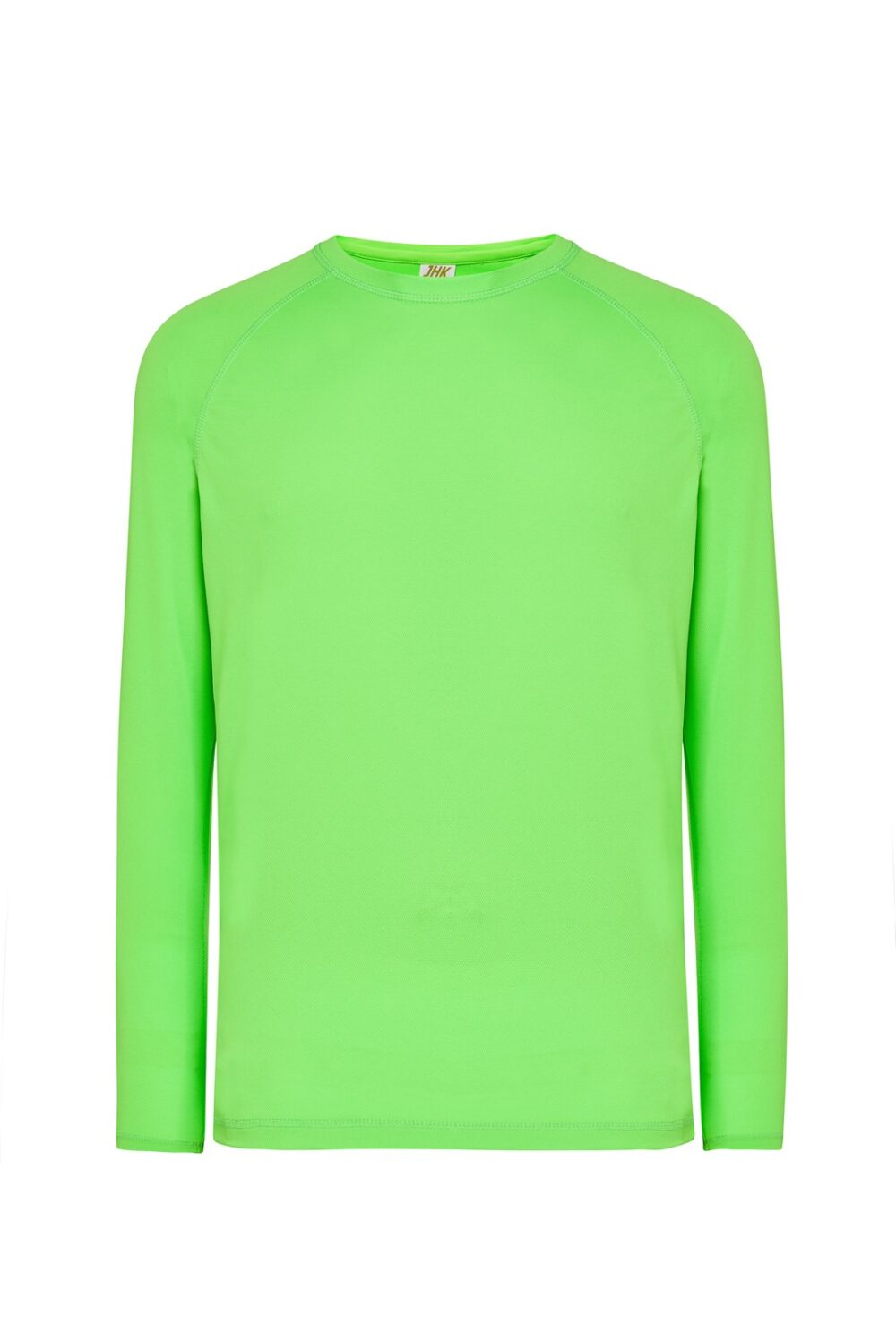 T-shirt JHK T-SHIRT SPORT MAN LS — Limonkowy Fluo