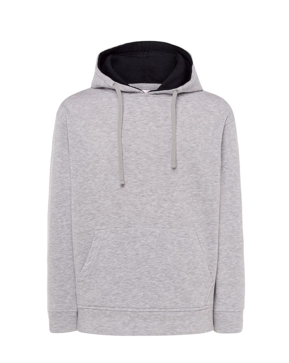 Bluzy Dresowe JHK OCEAN HOODED CONTRAST — Popielaty Melanż / Granatowy