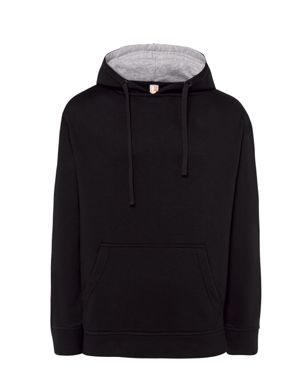 Bluzy Dresowe JHK OCEAN HOODED CONTRAST — Czarny / Popielaty Melanż