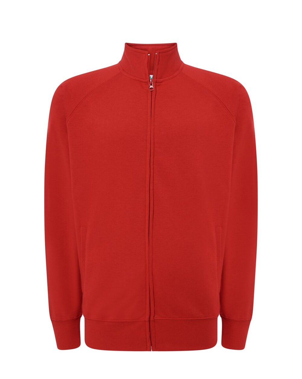 Bluzy Dresowe JHK FULL ZIP SWEATSHIRT — Czerwony