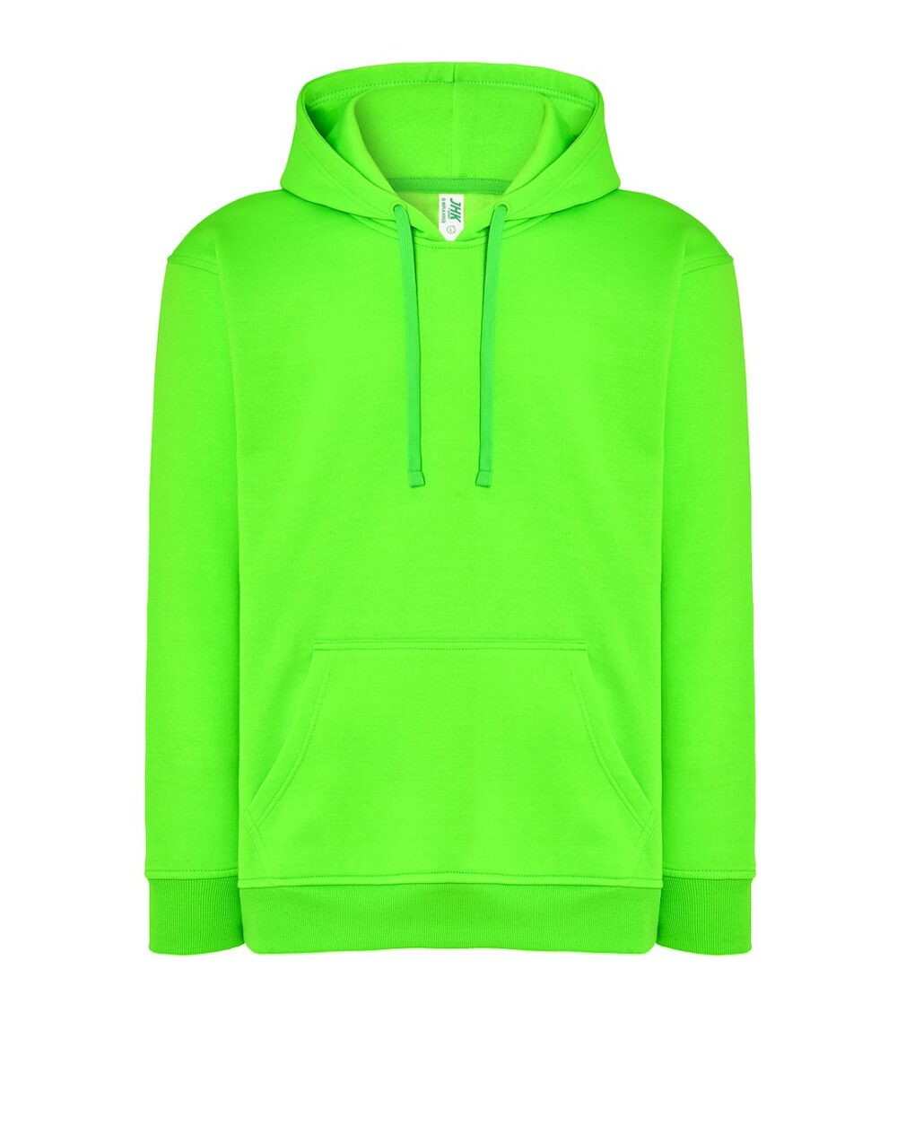 Bluzy Dresowe JHK SWRA KNG KANGAROO — Limonkowy Fluo